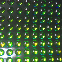 Yeux de leurre de pêche holographiques verts, œil de poisson artificiel, œil de poisson 3D, yeux de leurre de pêche