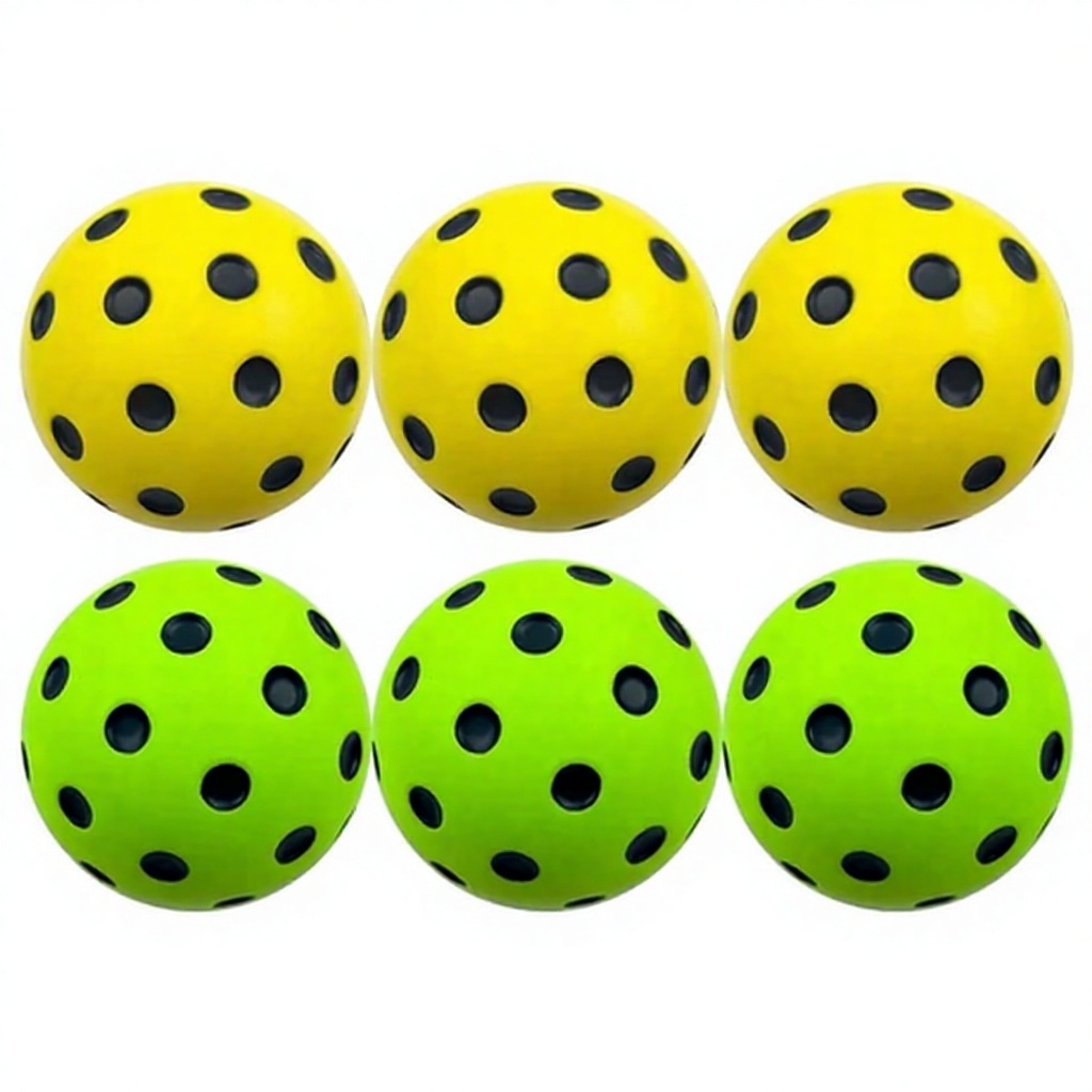 Portable Indoor Foam Soft Paddle Ball Toy Pickleball Equipment for Entertainment