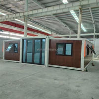 Maisons Tiny de Chine pour la vie quotidienne, nouvelle conception en vente, petite pièce, maison préfabriquée mobile, pliable, extensible, conteneur