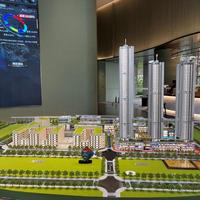 Modèles architecturaux à l'échelle 1:150 de maisons imprimées en 3D, de bâtiments de subdivision et de développement immobilier personnalisé, conception de modèles 3D
