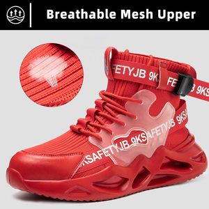 <span class=keywords><strong>Scarpe</strong></span> da ginnastica in acciaio leggero CHITED per <span class=keywords><strong>uomo</strong></span> donna comodi stivali da lavoro indistruttibili soletta antiscivolo <span class=keywords><strong>scarpe</strong></span> di sicurezza estate - Product Image 6