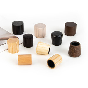 Walnut Wooden Bottle Caps for Essential Oil and <b>Perfume</b> Bottles Reusable Lids for Cosmetics - Product Image 1