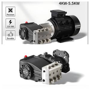 14-16 Lpm 0 - 460 bar Série DF1446 Pompe <span class=keywords><strong>haute</strong></span> <span class=keywords><strong>pression</strong></span>-Pompe de nettoyage à jet d'égout-Pompe de nettoyage à <span class=keywords><strong>piston</strong></span> en céramique à trois cylindres - Product Image 4