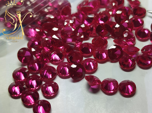 Corindón suelto Corte redondo Tamaño grande 3,0mm a 12mm 5 # Piedra de corindón - Product Image 5