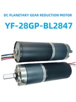 Moteurs CC 28GP 385 à faible vitesse et couple élevé 6V 12V 24V avec engrenage planétaire, aimant permanent, encodeur Hall, vitesse et couple variables