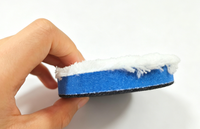 Tampon de polissage pour voiture de 3 pouces, tampon de découpe en microfibre pour polisseuse DA, correction de la peinture et detailing automobile