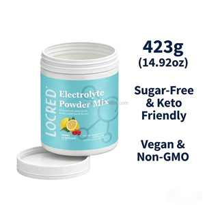 Polvo Electrolítico <span class=keywords><strong>Sin</strong></span> Azúcar, Mezcla para Bebida Hidratante, Marca Privada, Sabor Limonada de Bayas, Suplementos Keto Veganos para Energía - Product Image 4