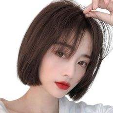 Postizo de volumen de estilo marrón natural en extensiones de cabello humano de diseño sabio en parte - Product Image 1