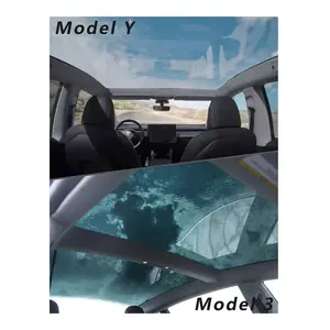 Vetro di alta qualità ricambi Auto di lusso panoramico tetto apribile Auto elettrica vetro per Tesla modello Y