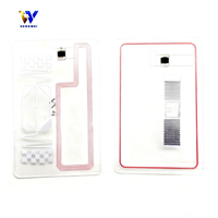 Carte intelligente transparente en PVC T5577 double fréquence, étanche et résistante aux intempéries, 125 kHz 13,56 MHz NFC pour paiement de membres et utilisation hôtelière