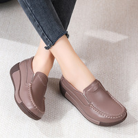 Chaussures de sport décontractées pour femmes, respirantes, antidérapantes, pour le bureau, l'extérieur, style mocassins, chaussures de marche