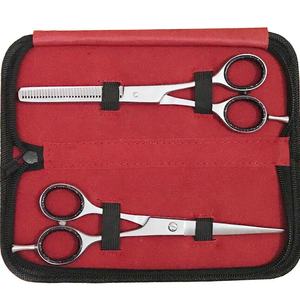 Tijeras de corte de pelo de acero inoxidable alemán profesional tamaño 6,5 ''punta Roma hoja recta suministros de salón de belleza - Product Image 2