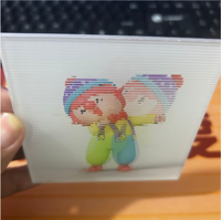 Affiches en acrylique lenticulaires 3D, impression personnalisée pour l'anime et la décoration intérieure
