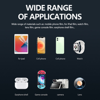 Machine de découpe portable avec outils d'application pour film protecteur flexible en hydrogel TPU, machine de traçage