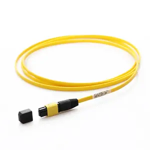 Produk kustom 12 Fibesr MPO/MTP kabel Singlemode G657A1 1.5M 12F MPO kabel Jumper optik kabel Patch serat Pigtail