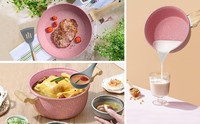 Ensemble d'ustensiles de cuisine haut de gamme 2026 Masterclass pour la maison, en aluminium antiadhésif 3 couches avec poignées en bakélite peintes