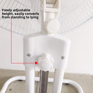Ventilatore da soffitto elettrico da 16 pollici con flusso d'aria verticale e luce integrata - Product Image 4