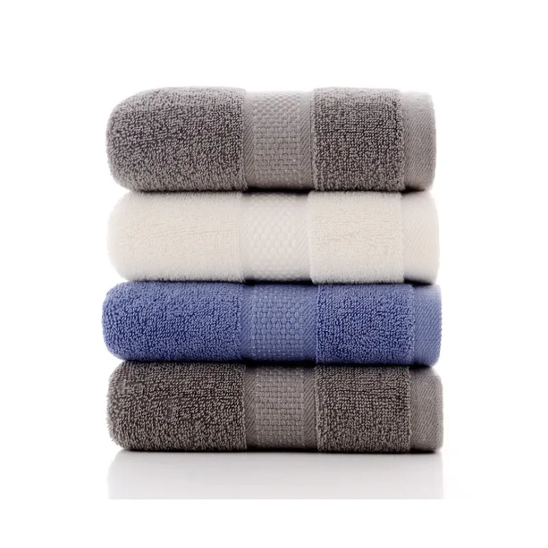 Haushalt hotel textil super saugfähigen weichen baumwolle handtuch taschentuch für gesicht und hand waschen (multicolor)