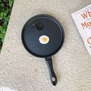 Divertente padella creativa con pancetta di maiale e uova adatto per iPhone 16 15 14 pro max custodia per cellulare anticaduta - Product Image 5