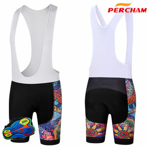Combinaison de cyclisme de haute qualité <span class=keywords><strong>cuissard</strong></span> à bretelles blanches absorbant l'humidité transpiration shorts colorés pour hommes et femmes - Product Image 4