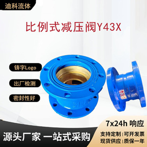 Vanne de réduction de pression 1/2 po en fonte ductile à bride, type régulateur pour traitement de l'eau - Product Image 4