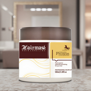 Masker Rambut Ekstrak Minyak Argan Harga Grosir Berkualitas Tinggi dengan Kolagen Melembapkan dan Formula Perawatan Penghalus - Product Image 1