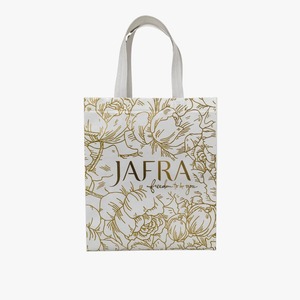 กระเป๋าผ้าสปันบอนด์เคลือบลามิเนตแบบสั่งทำพิเศษสำหรับ OEM พิมพ์ลายสกรีน ใช้ซ้ำได้ พร้อมหูหิ้วแข็งแรงสำหรับซูเปอร์มาร์เก็ต รับทำโลโก้ตามสั่ง - Product Image 3