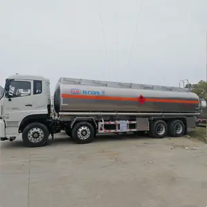8x4 HOWO ईंधन टैंकर ट्रकों के लिए 30000 लीटर डोंगफेंग एल्यूमीनियम ईंधन टैंक