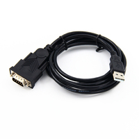 Cable Convertidor Serial RS232 USB 2.0 Macho a DB9 Macho con Blindaje Personalizado y Cubierta de PVC