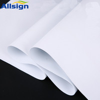 ALLSIGN Rouleau de bâche PVC Frontlit et Backlit pour impression Panaflex, bâche d'impression, bâche extérieure, toile Flex Lona 340 400 440GSM