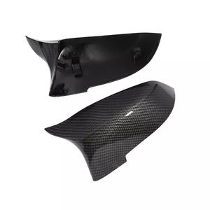 Coques de rétroviseurs en fibre de carbone pour BMW Série 5 F10 F18 2014-2016, ensemble complet en ABS avec installation par ruban adhésif 3M - Product Image 1