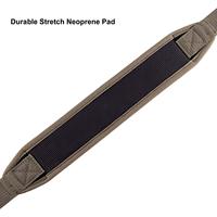 Sangle de fusil Shero à deux points, sangle d'épaule rembourrée durable, longueur réglable, avec pivot, accessoires de chasse