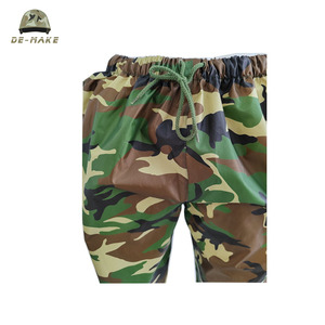 Waterproof Camo Rain Jacket and Pants <strong>Set</strong> Men's Outdoor Tactical Hunting Fishing Suit Ripstop Fabric Wholesale - Product Image 1