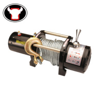 Treuil électrique 12V 12000LBS avec câble en acier et télécommande sans fil pour camions et voitures