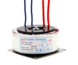 Step up toroidal transformer with exposy resins for telecom communication