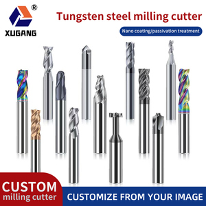 DOHRE HRC55 2 cannelures carbure de tungstène enduit de boule nez fraise en bout outils de coupe Juego De Fresas Para Fresadora - Product Image 4