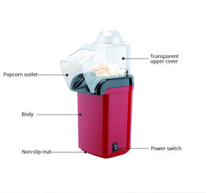 घर से बनाया पॉपकॉर्न मशीनों पॉपकॉर्न निर्माता आसान उपयोग करने के लिए - Product Image 2