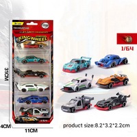Caja 2025, modelo a escala 1:64, juguetes de coche, vehículo fundido a presión, modelo de aleación, juguetes, coches deportivos de Metal para niños