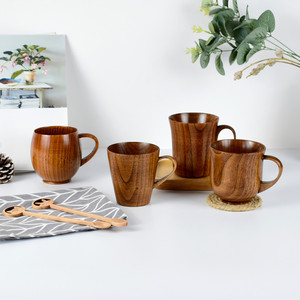 Taza de Té Japonesa Hecha a Mano de Madera de Azufaifo Natural, Taza Pequeña de Madera para Ceremonia del Té, Ritual de <span class=keywords><strong>Cacao</strong></span> y Degustación de Bebidas - Product Image 1