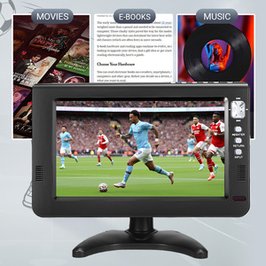 Téléviseur intelligent de 10 pouces, compact, petit écran LCD, prend en charge ATSC DVB-T2, Coupe de football, batterie 1500 mAh, téléviseur de poche - Product Image 3