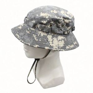 Chapeaux Bob de Pêcheur Ajustables Camouflage pour Hommes avec Cordon, en Gros, en Stock, pour Randonnée en Plein Air - Product Image 2