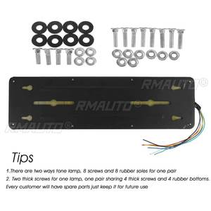 2 pièces Feux arrière LED dynamiques 24V pour voiture, camion, caravane, remorque, bateau, camionnette - Feu stop, clignotant stroboscopique - Product Image 5