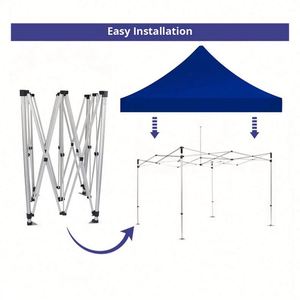 Tente imperméable robuste avec votre logo et le nom de votre entreprise, bannière pour salon gastronomique, marché des agriculteurs - Product Image 3