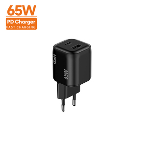 Adaptador con Enchufe AU, 1 USB-C, 1 USB-A, Certificado por la FCC, Carga Rápida GaN <span class=keywords><strong>de</strong></span> 65W, PD 3.0, PPS, Cargadores Rápidos Globales con Voltaje Universal para <span class=keywords><strong>iPhone</strong></span> - Product Image 6