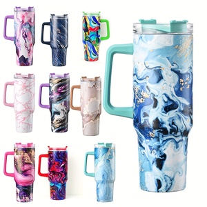 40oz độc đáo in xe <span class=keywords><strong>cup</strong></span> cho du lịch chân không <span class=keywords><strong>Flask</strong></span> thép không gỉ đôi Tường Cách Nhiệt chai nước với xử lý, rơm Nắp - Product Image 2