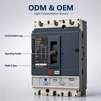 SMO électrique personnalisable 160A-250A 4P SNS 250 réinitialisation automatique MCCB 25KA capacité de rupture AC690V protecteur de surcharge en cuivre