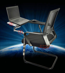 Supporto Multifunzionale per Tastiera con Attacco a D, Supporto Rotante per Sedia, Supporto per Laptop con Tappetino Mouse in Acciaio Inox, Capacità 20kg - Product Image 6