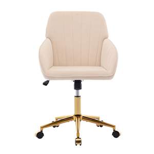 DB TY chaise de bureau pivotante ergonomique avec siège de dossier réglable élévateur matériau PU confortable pour une longue séance pour la chambre à coucher à la maison - Product Image 4