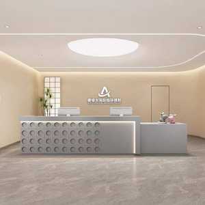 Comptoir <span class=keywords><strong>de</strong></span> réception moderne en bois pour entreprise, hôtel, magasin <span class=keywords><strong>de</strong></span> vêtements, salon <span class=keywords><strong>de</strong></span> <span class=keywords><strong>beauté</strong></span>, studio photo, espace caisse - Écologique - Product Image 5