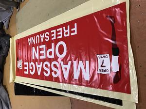 定制巨型横幅 大型人群引导横幅 促销 PVC 横幅 足球旗帜 用于体育赛事 - Product Image 6